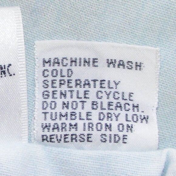 ACME Clothing Shirt L/XL, Chambray, Bugs, Daffy, Tweety, Sylvester, Sam, VINTAGE - Picture 14 of 14